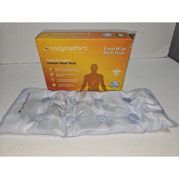 BodyComfort Re-usable Heat Pack Extra Wide Back Pack Latex Free - Picture 4 of 5